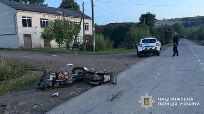 На Львівщині не розминулись два мотоцикли