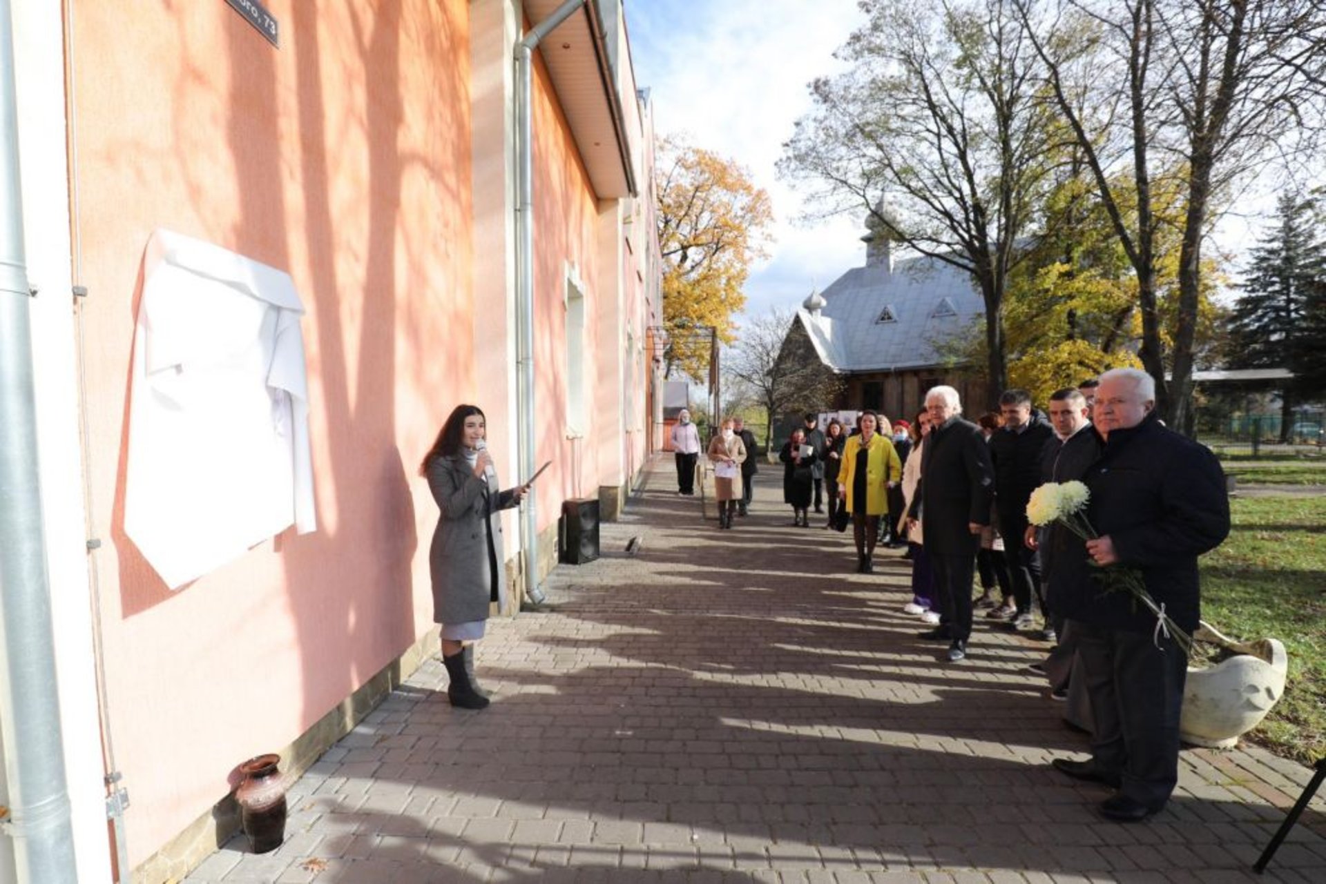 У Рудному відкрили інформаційну таблицю Василю Нагірному, фото ЛМР