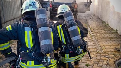 На Львівщині горів автомобіль