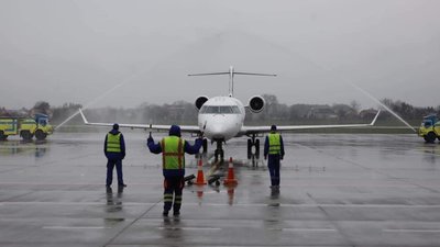 Авіакомпанія Lufthansa здійснила перший прямий регулярний рейс з Франкфурта до Львова (ФОТО)