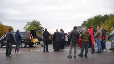 Дрогобицька громада зустріла полеглого воїна