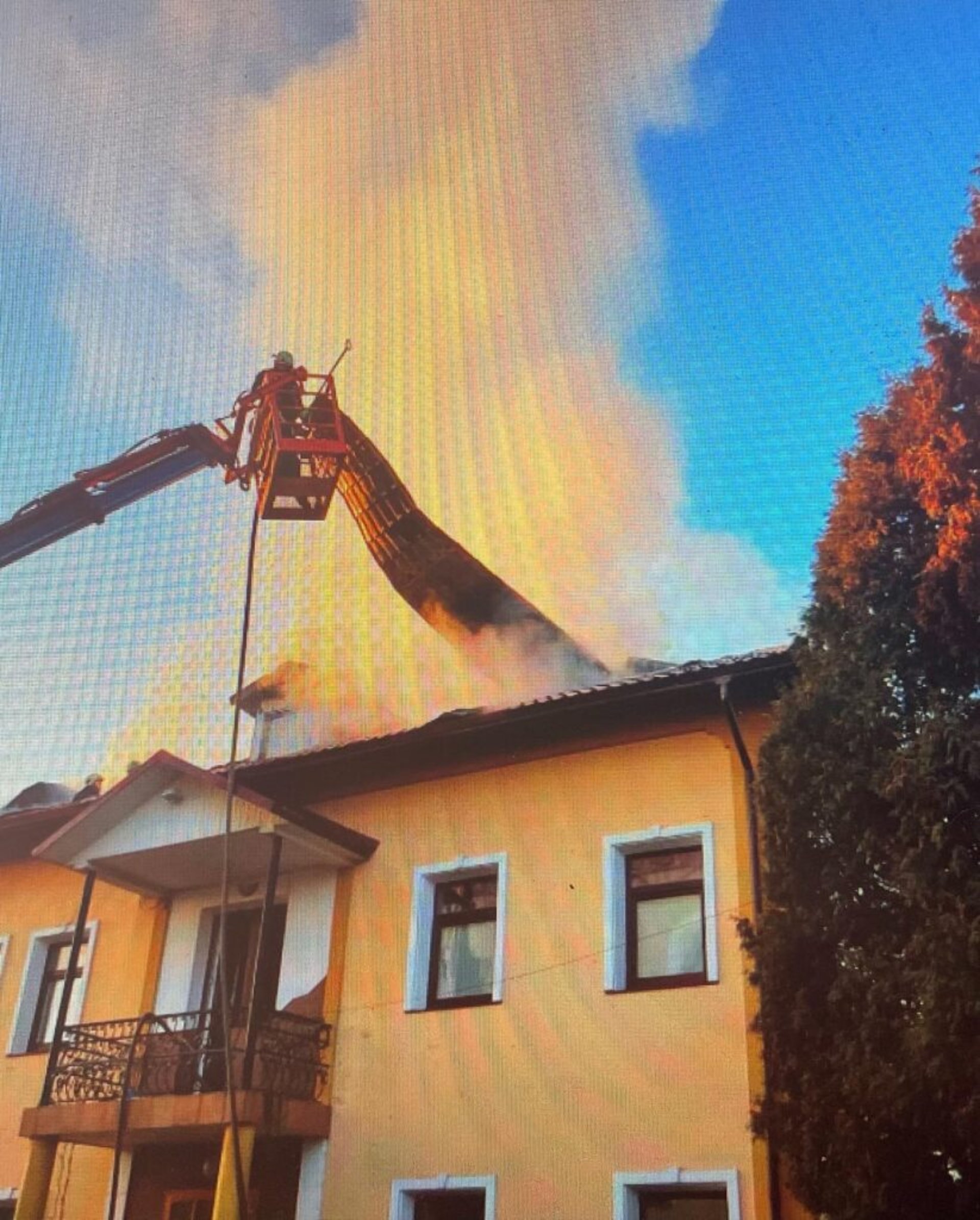У Рудках на Львівщині горів парафіяльний дім