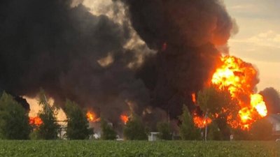 Ракетний удар по нафтобазі в Новомосковському районі забрав життя трьох людей