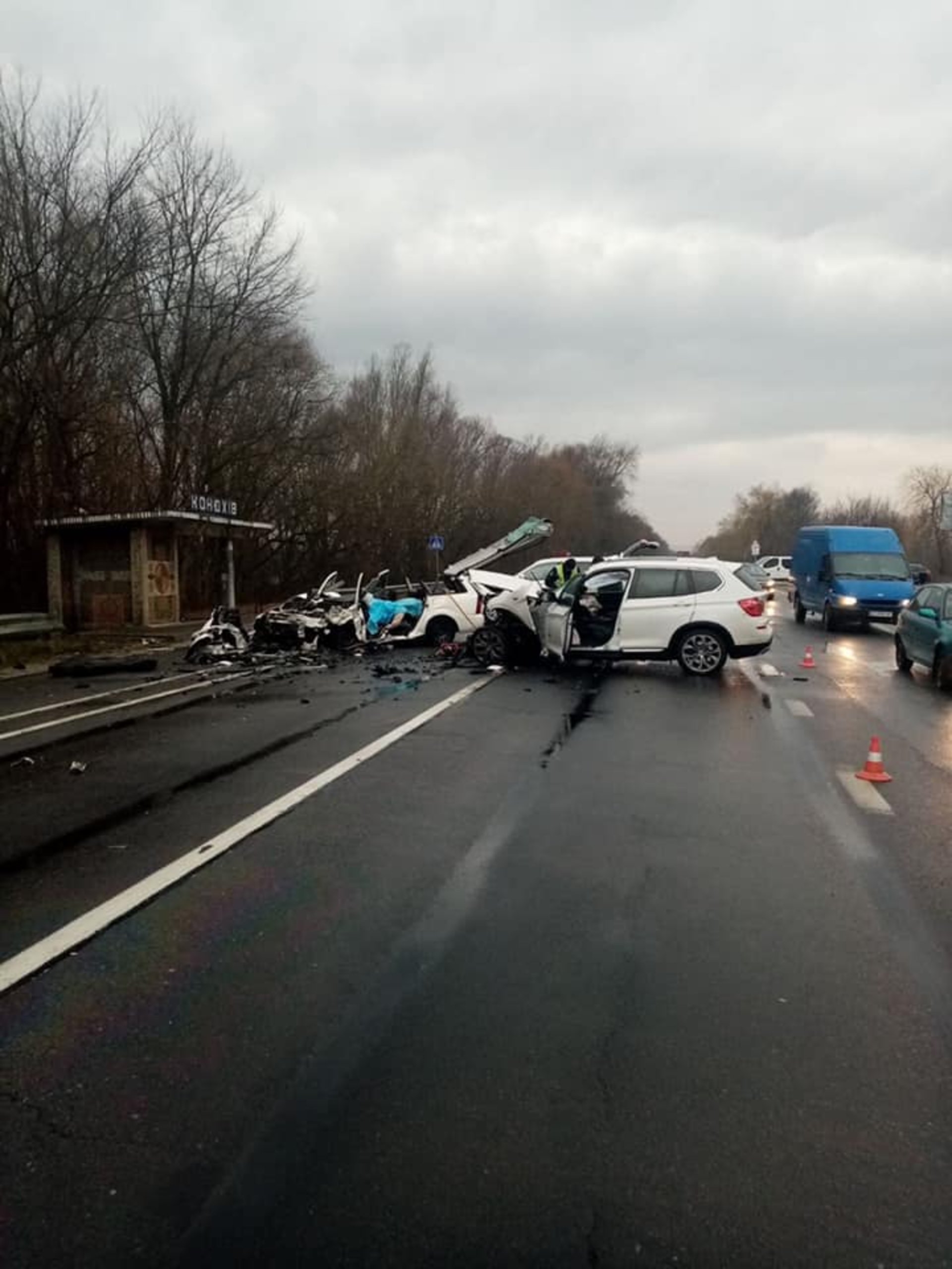 На Львівщині у жахливій аварії померло двоє осіб. Фото Варта-1