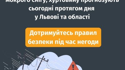 На Львівщині негода