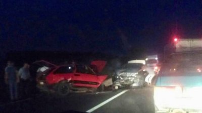 На трасі "Львів - Шегині" не розминулись три автомобілі (ФОТО)
