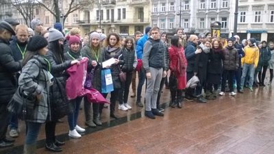 Центр Львова перетворився на інтерактивну мапу для квесту