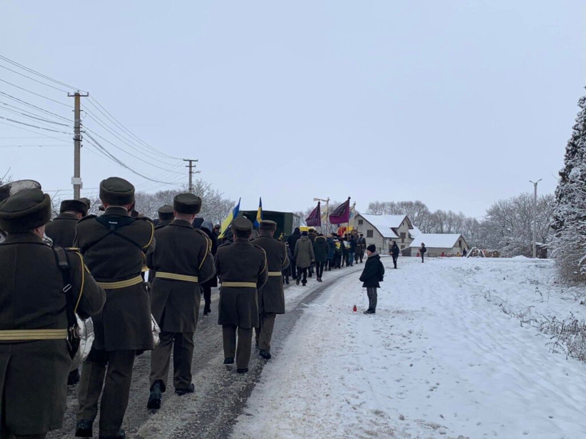 Львівщина провела в останню путь Героя України Руслана Нирова, фото Пустомитівська міська рада