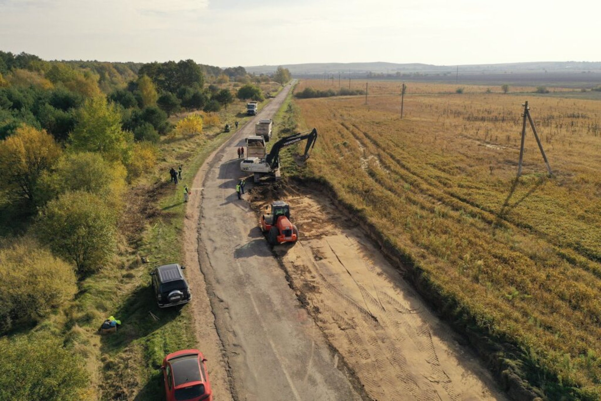 У Львівській області знайдено тисячолітній залізоплавильний горн. Фото: Укравтодор