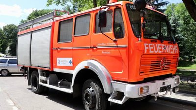 Львівщина отримала від німецьких благодійників 4 пожежні авто
