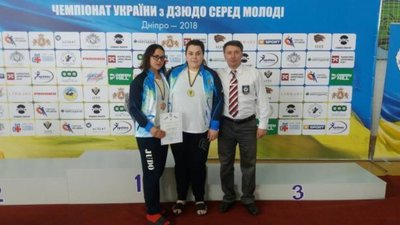 Львівські дзюдоїстки вибороли золоті та бронзові нагороди на молодіжному Чемпіонаті України