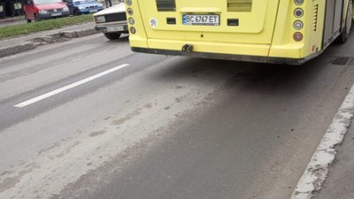У Львові жінка поскаржилась на переповнену маршрутку (ФОТО)