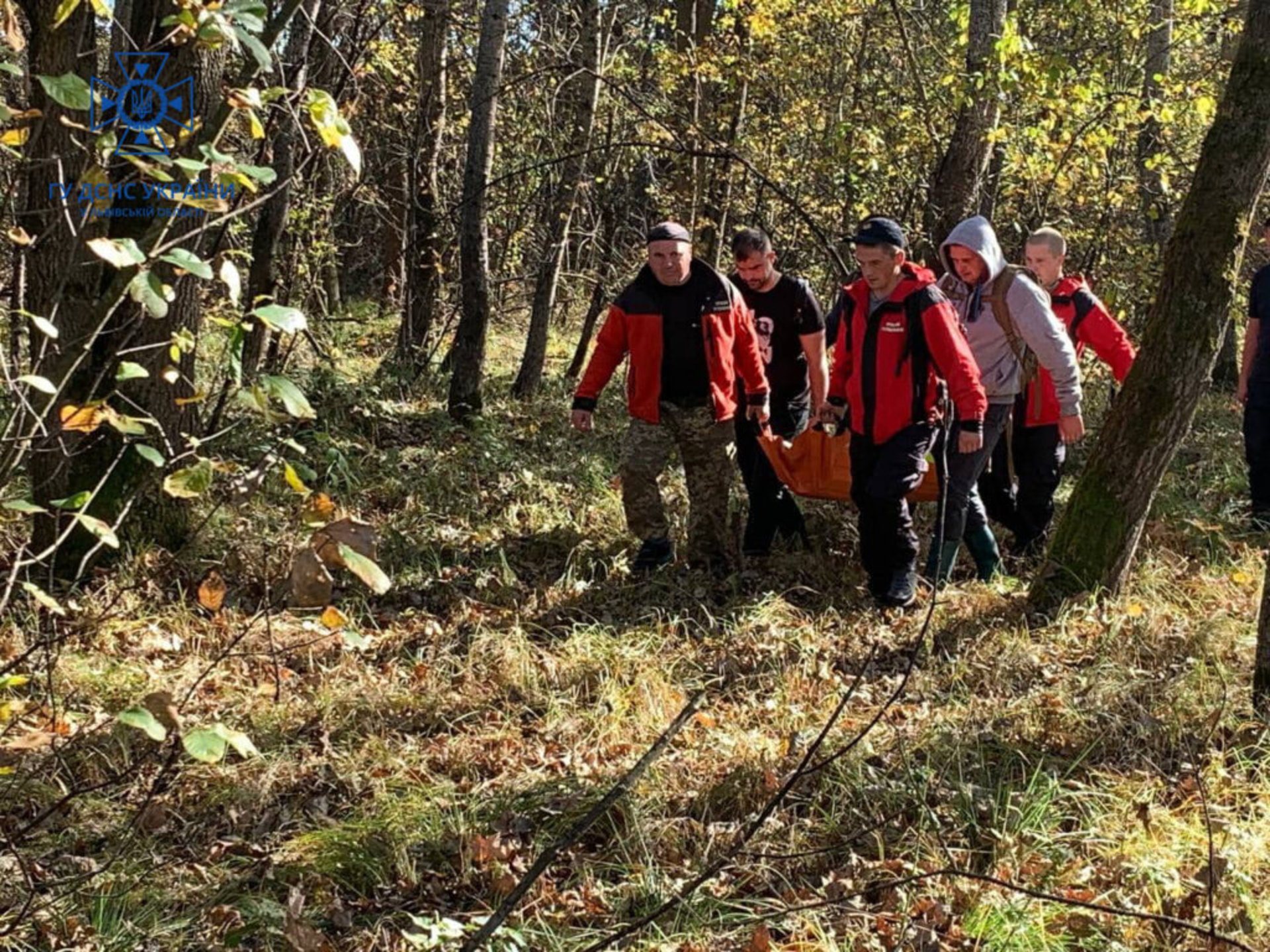 На Львівщині знайшли живою жінку, яку шукали з допомогою дрона