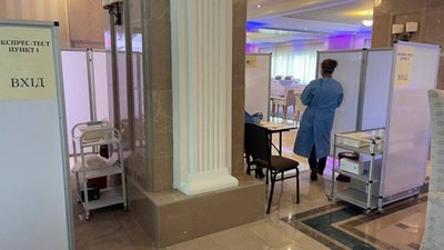 У Трускавці для "слуг народу" облаштували пункт тестування на коронавірус (ФОТО)