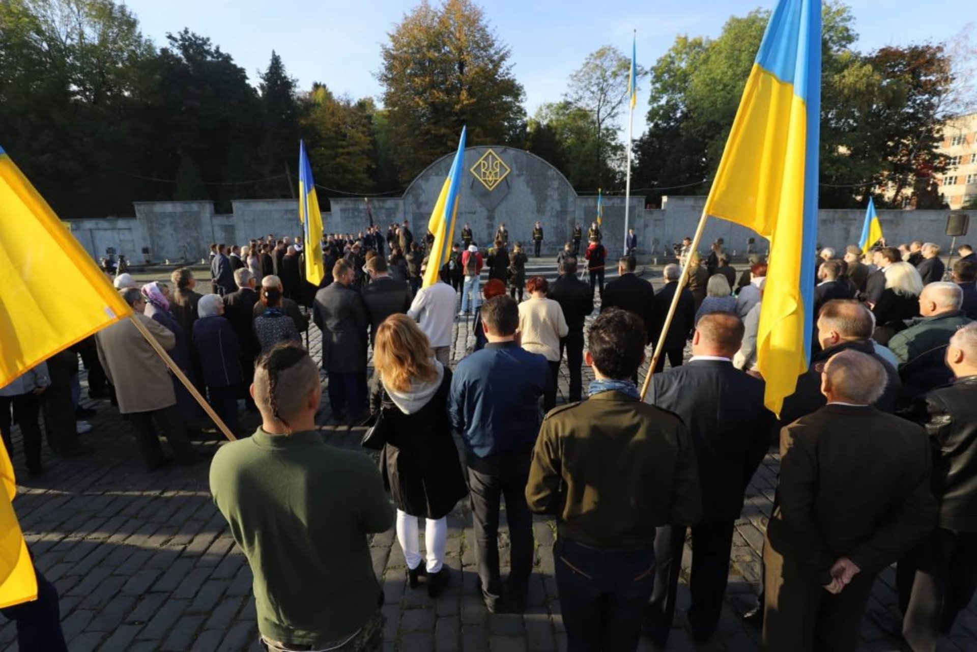 У Львові з військовими почестями перепоховали воїнів УПА. Фото Олександра Ганущина