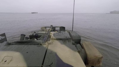 ВМС випробували український бронетранспортер (ВІДЕО)