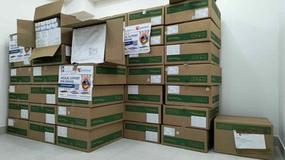 У Львові лікарні партію допомогу для порятунку дітей