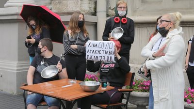 Ресторатори Львівщини вимагають дозволити роботу закладам харчування після 23 години (ВІДЕО, ФОТОРЕПОРТАЖ)
