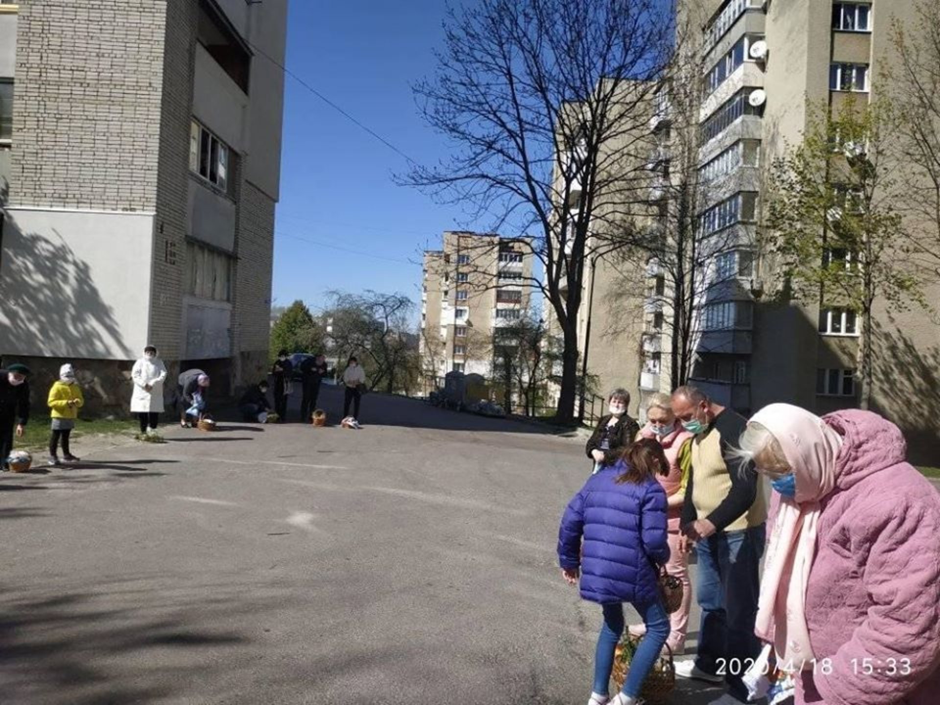 Як у Трускавці освячують паски . Світлина: Dmytrij Vasyljovych.
