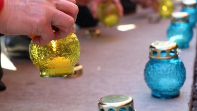 Біля Меморіалу Героїв Небесної Сотні у Львові відбувся захід з нагоди відзначення Дня Гідності та Свободи