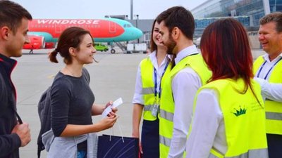 У Львівському міжнародному аеропорту імені Данила Галицького зустріли мільйонного пасажира