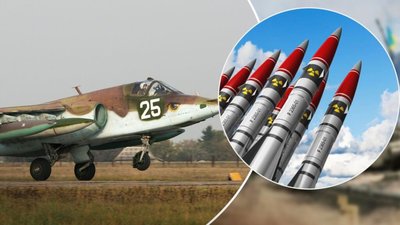 Росія переобладнає білоруські Су-25 під ядерну зброю