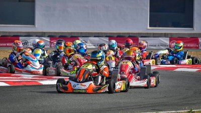 Нікіта Ботте на подіумі Чемпіонату Іспанії з картингу (ФОТО)