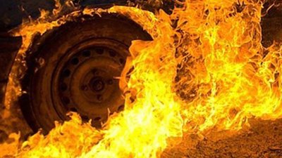 У Рудно згорів ВАЗ