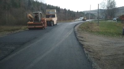 Водіям: у Турківському районі проводиться ремонт дороги
