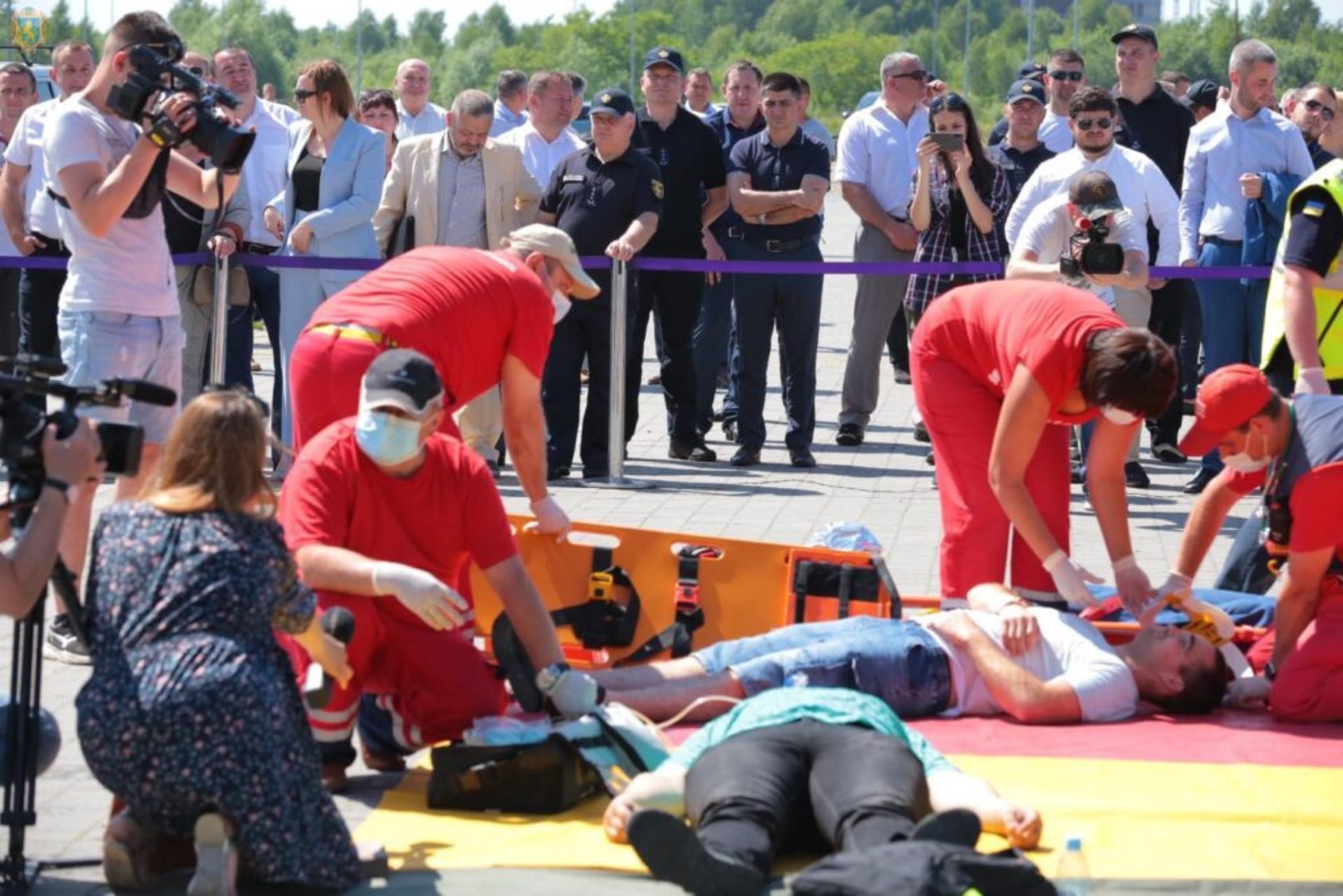 У Львові провели масштабні навчання з питань цивільного захисту