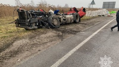 На Львівщині відновлено рух трасою, яка була заблокована через ДТП