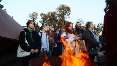На Меморіалі Героїв Небесної Сотні у Львові співали стрілецькі та повстанські пісні (ФОТО)