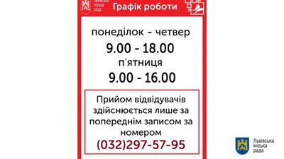 У Львові ЦНАПи приймають відвідувачів лише за попереднім записом