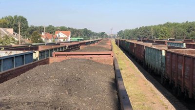 У Соснівку приїхали вагони з російським вугіллям (ФОТО)