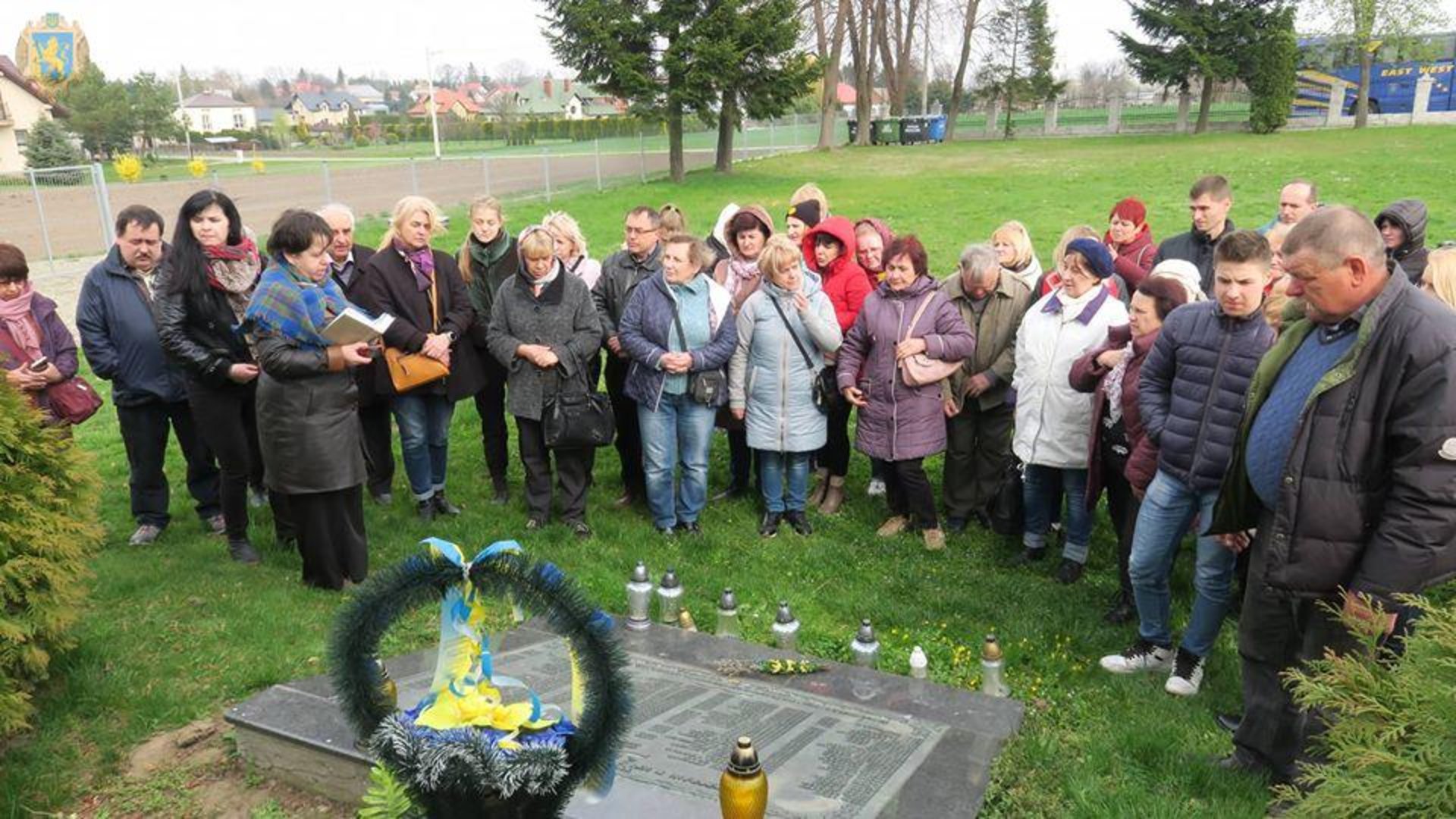 Делегація зі Львівщини вшанувала пам'ять загиблих українців у Польщі