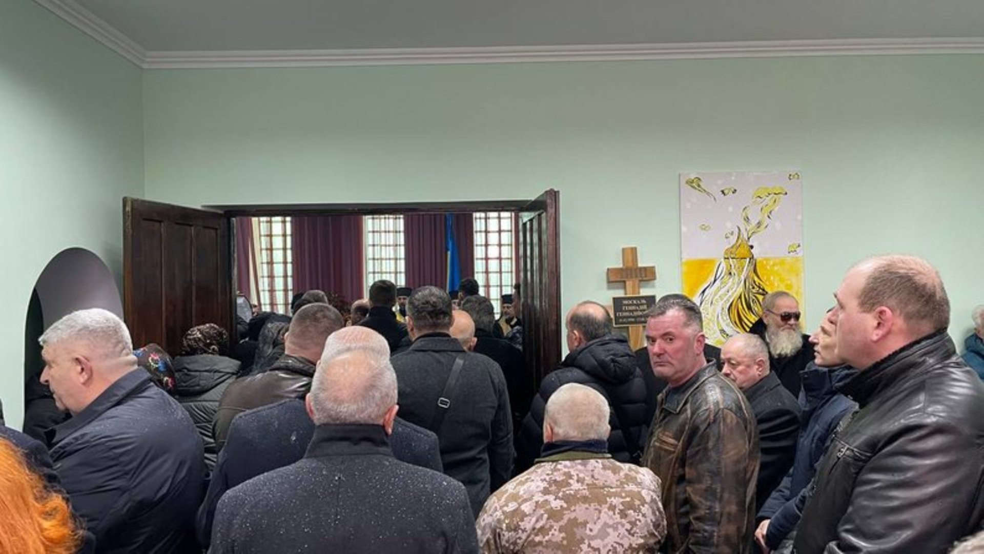 Похорон Геннадія Москаля у Чернівцях. Фото: Суспільне Чернівці