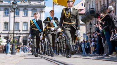 У Львові замайоріли прапори військових структур та сил оборони