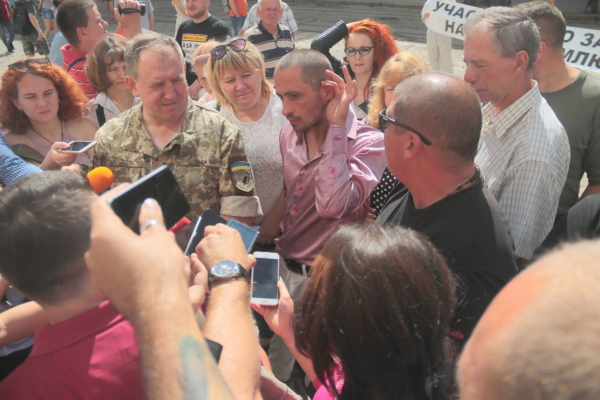 Акція протесту атовіців під ЛМР, 07.08.18