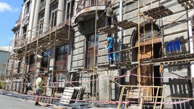 У Бродах розпочали реставрацію будівлі Празького банку