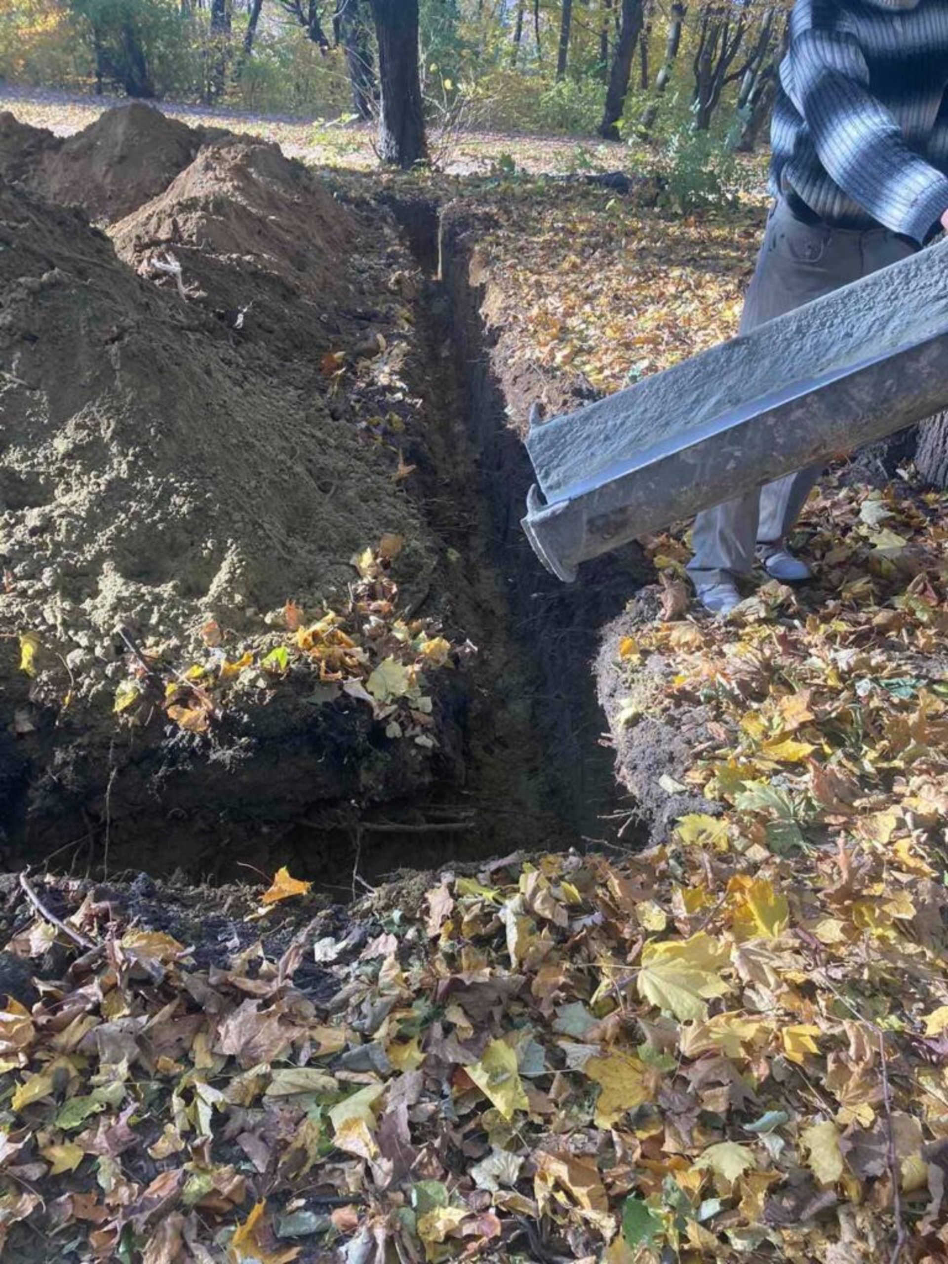 У Львові на території парку заливають фундамент, фото Галина Янко
