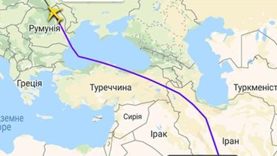 Рейс Шаржда – Львів пролітав повз Тегеран, де зазнав катастрофи літак МАУ
