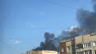 У Львові горіли автомобільні шини (ФОТО, ВІДЕО)