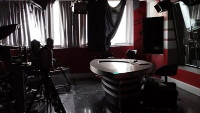 У Києві постраждала редакція 5 каналу