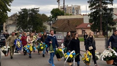 У Стрию попрощались із захисниками України (ФОТО)