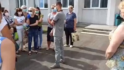 На Львівщині розпочався страйк медичних працівників Жовківського району (ВІДЕО)