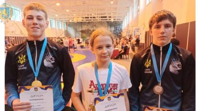 Школярі Львівщини здобули перемогу на Ґімназіаді України з вільної боротьби