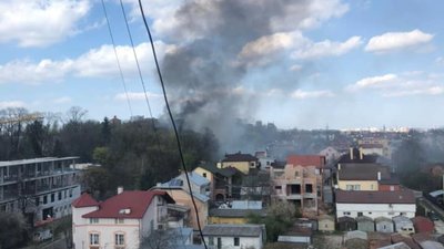 У Львові внаслідок пожежі в недіючому корпусі психіатричної лікарні ніхто не постраждав