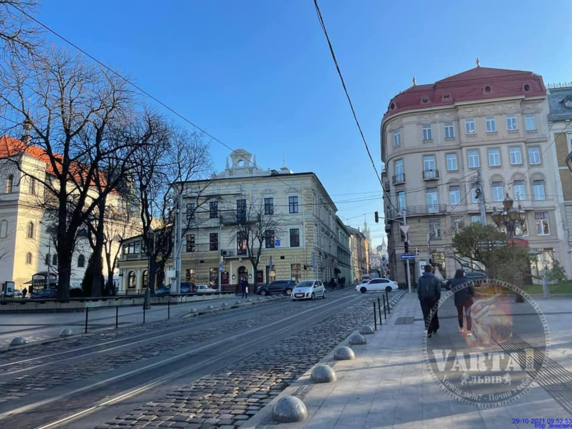 У центрі Львова не працюють світлофори
