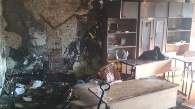 У Львівській області вигорів інтернат (ФОТО)