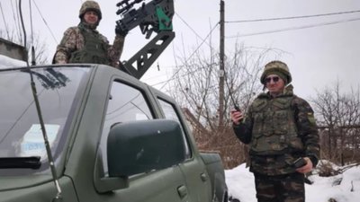 Позиція цієї мобільної вогневої групи була на околицях Львова